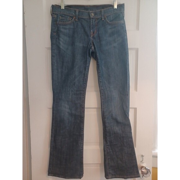 Citizens of Humanity Kelly #001 jeans low waist bootcut womens 29 embroidery - Picture 2 of 11